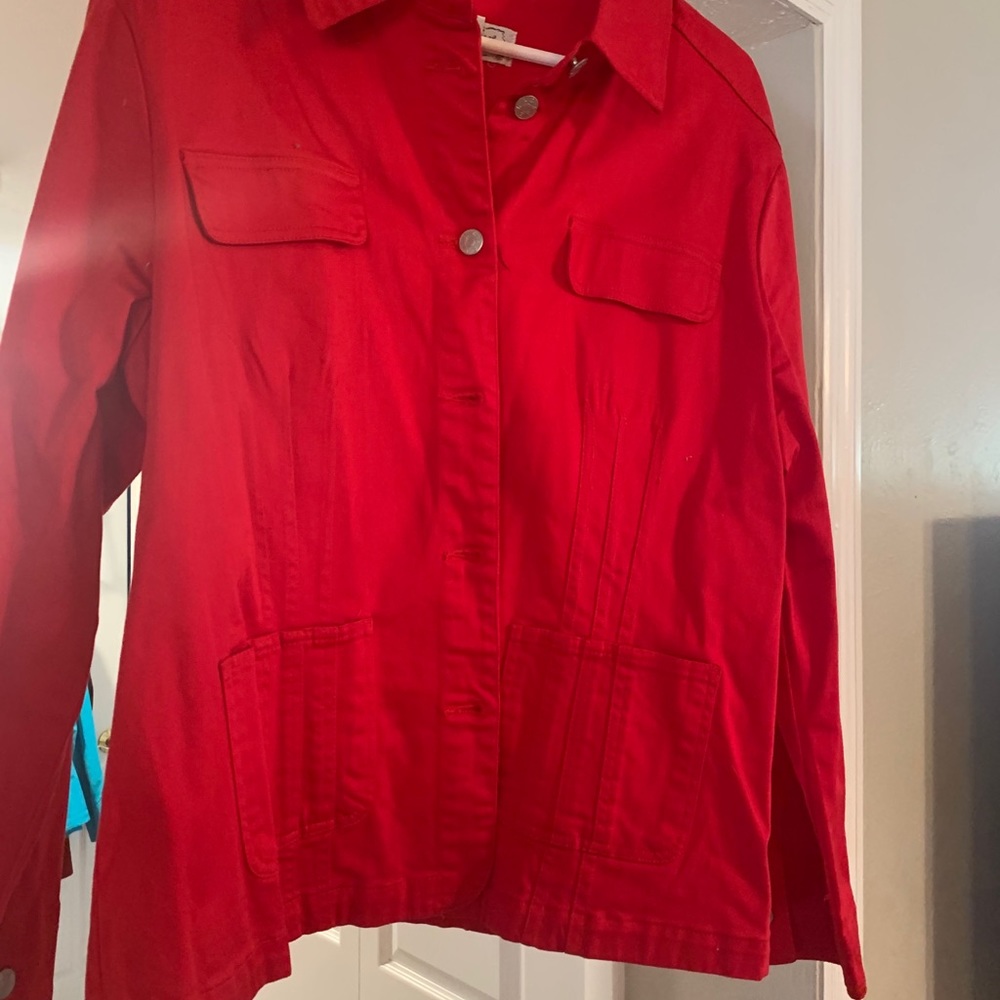 Liva a Little Red Denim Jacket